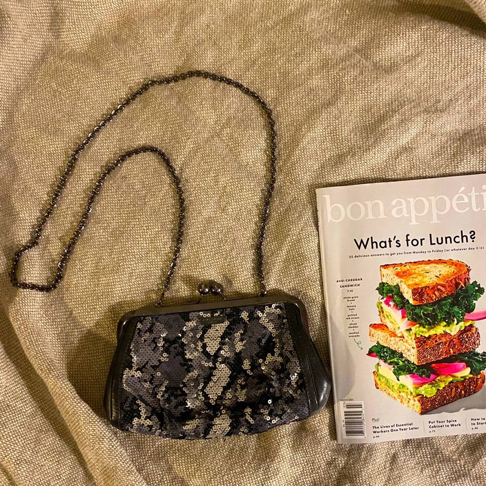 Coach sequin clutch / crossbody